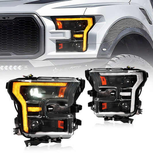 Archaic LED Headlight Assembly For Ford F150 King Ranch 2015-2020