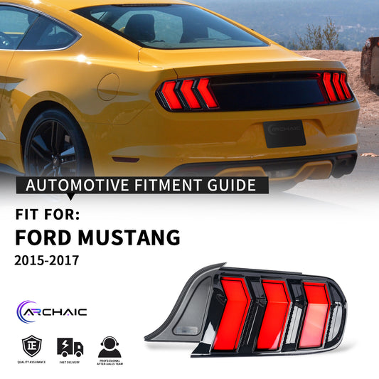 Feu arrière à LED archaïque pour Ford Mustang GT350 GT350R GT500 2015-2023