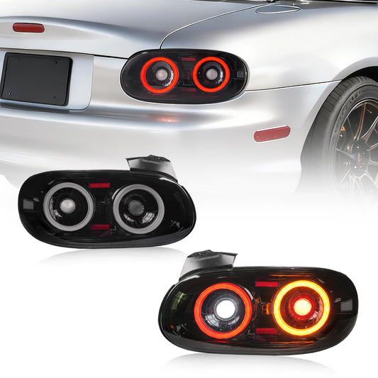 Archaic LED Tail Lights Assembly For Mazda MX-5 NB/Mazda Roadster NB/Mazda Miata NB 1998-2005