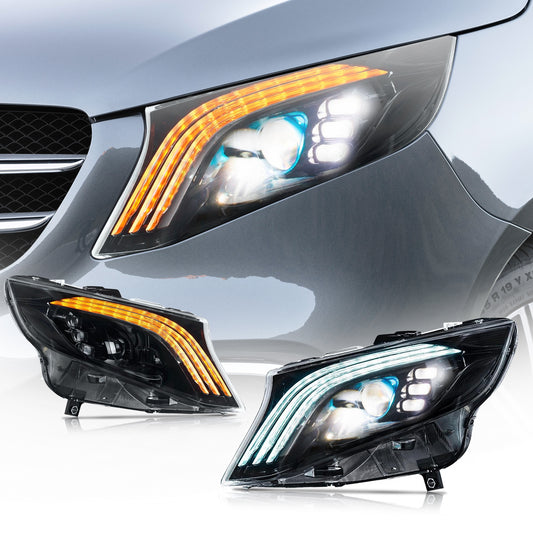 Archaic LED Headlight Assembly For Mercedes-Benz Vito 2016-2020