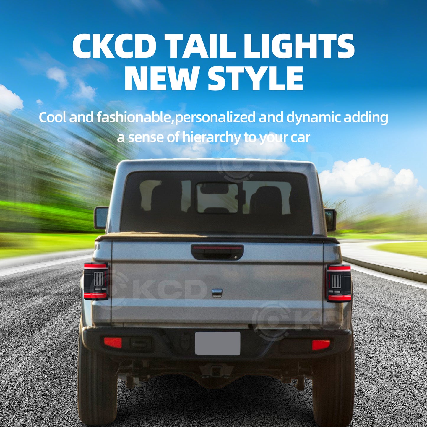 Archaic LED Tail Lights for Jeep Gladiator JT 2020–2026