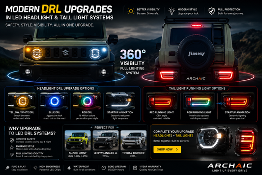 Modern DRL Upgrades in LED Headlight & Tail Light Systems