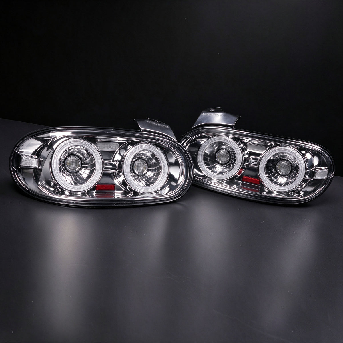 Archaic LED Tail Lights Chrome For Mazda MX-5 NB/Mazda Roadster NB/Mazda Miata NB 1998-2005