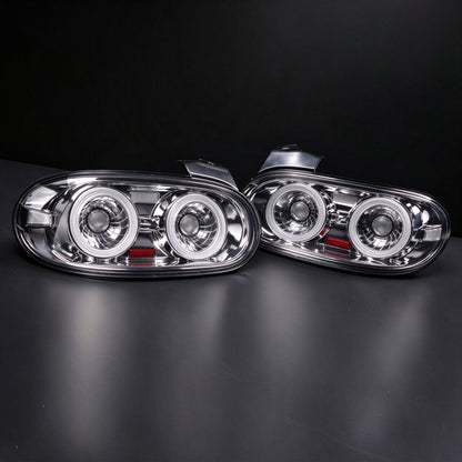 Archaic LED Tail Lights Chrome For Mazda MX-5 NB/Mazda Roadster NB/Mazda Miata NB 1998-2005
