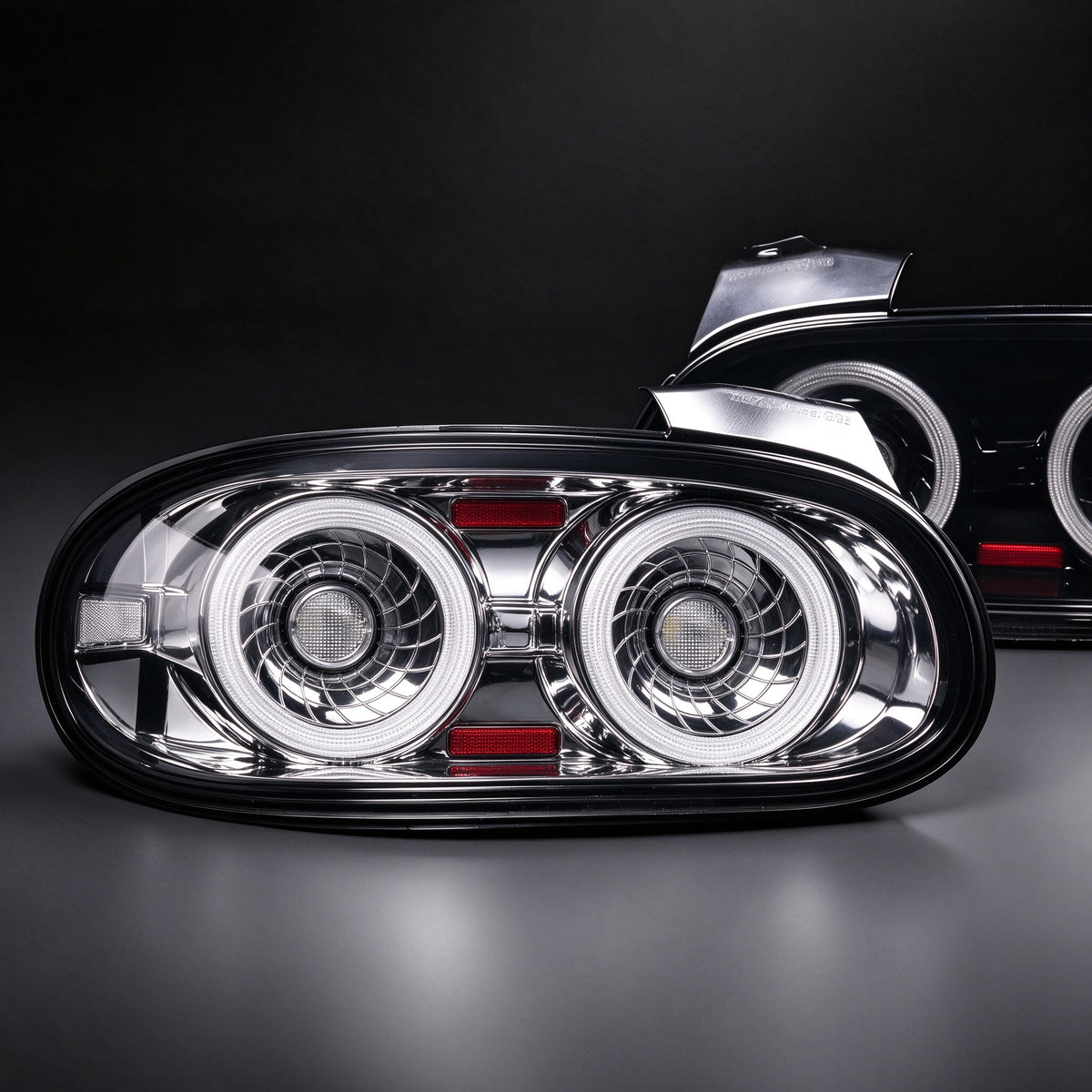 Archaic LED Tail Lights Chrome For Mazda MX-5 NB/Mazda Roadster NB/Mazda Miata NB 1998-2005