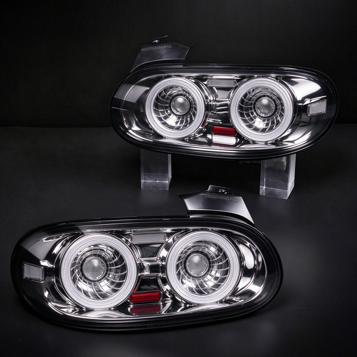 Archaic LED Tail Lights Chrome For Mazda MX-5 NB/Mazda Roadster NB/Mazda Miata NB 1998-2005