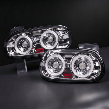 Archaic LED Tail Lights Chrome For Mazda MX-5 NB/Mazda Roadster NB/Mazda Miata NB 1998-2005