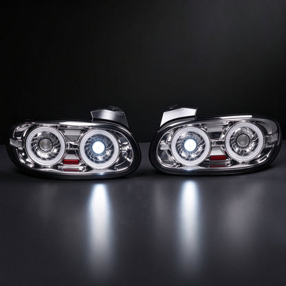 Archaic LED Tail Lights Chrome For Mazda MX-5 NB/Mazda Roadster NB/Mazda Miata NB 1998-2005