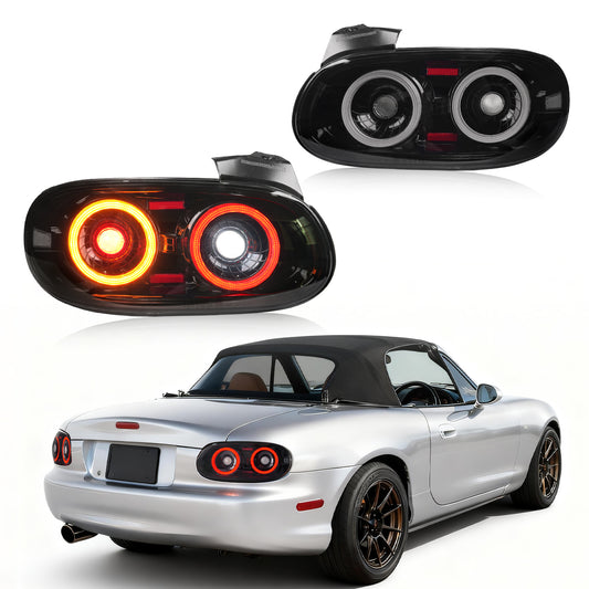 Archaic LED Tail Lights Assembly For Mazda MX-5 NB/Mazda Roadster NB/Mazda Miata NB 1998-2005