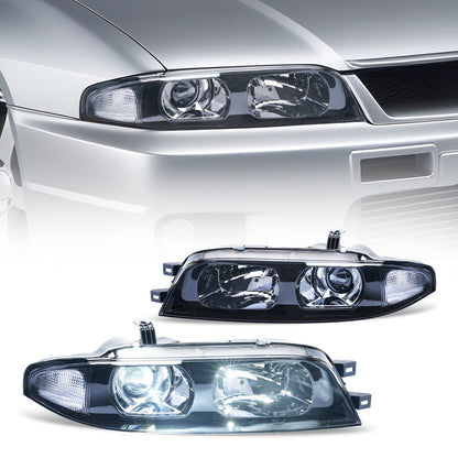 Archaic Headlight Assembly For Nissan Skyline R33 GTS GTST Pre-facelift 1993-1996,w/ Blub