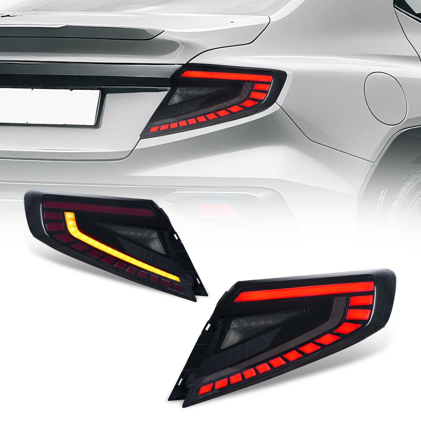 LED Tail Lights for Subaru WRX VB 2022–2026 | Dynamic Startup Animation & Sequential Turn Signals