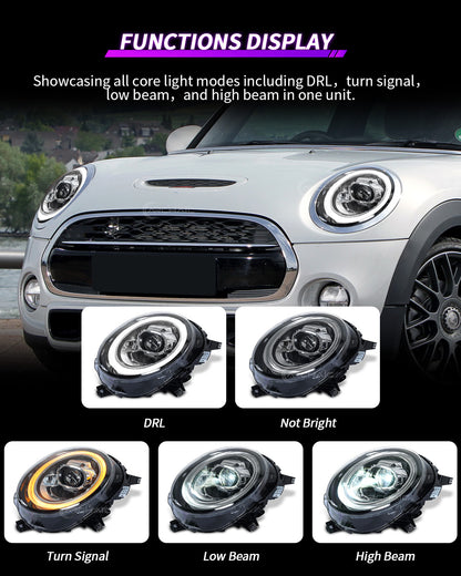 Archaic LED Headlights for MINI Cooper F55 F56 F57 & Clubman F54 2014–2024
