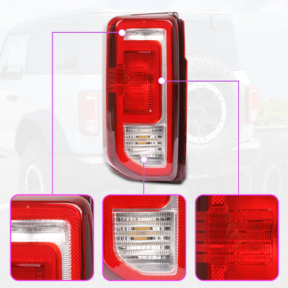 Feux arrière LED archaïques pour Ford Bronco Badlands/Wildtrak 2021-2025
