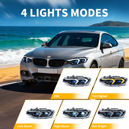 Archaic LED Headlight Assembly For BMW 3 Series F30 F35 2013-2022