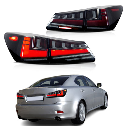 Archaic LED Taillight Assembly For Lexus IS250 2006-2012 Sequential Turn Signal