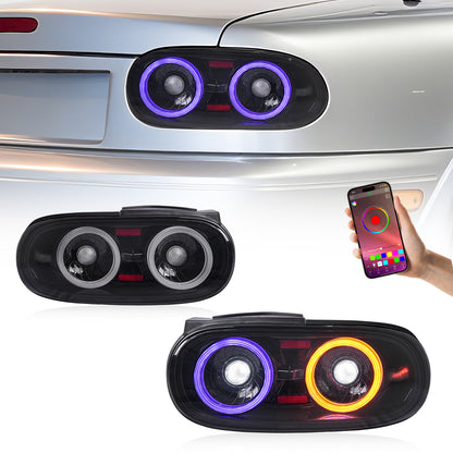 Archaic LED Tail Lights Assembly For Mazda MX-5 Miata NA 1990-1997 RGB Startup Animation