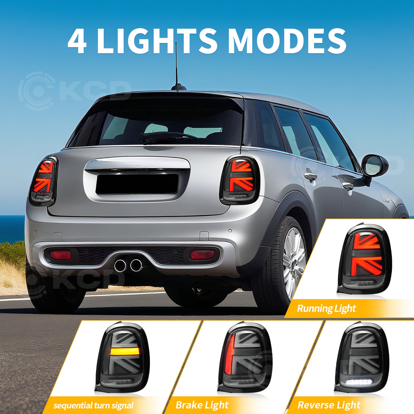 Archaic LED Taillight Assembly For Mini Cooper F56 2014 2015 2016