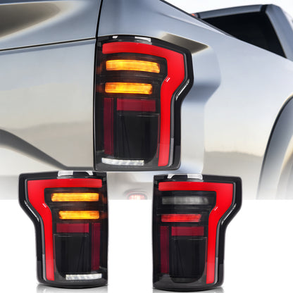 Full LED Tail Lights for 2015-2020 Ford F150 & 2017-2020 Ford Raptor | Fits Factory Halogen & OE LED w/ BLIS
