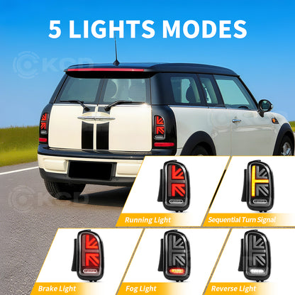 Archaic LED Tail Lights Assembly For Mini Clubman Cooper R55 JCW 2007-2014