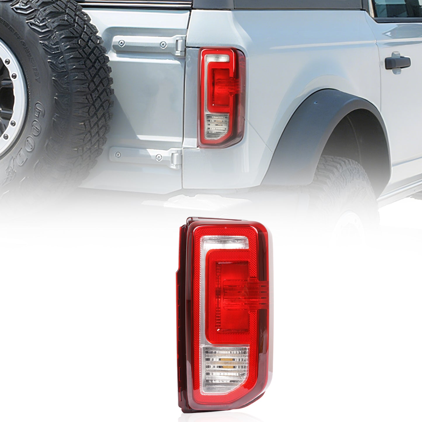 Archaic LED Tail Lights For Ford Bronco Badlands/Wildtrak 2021-2025