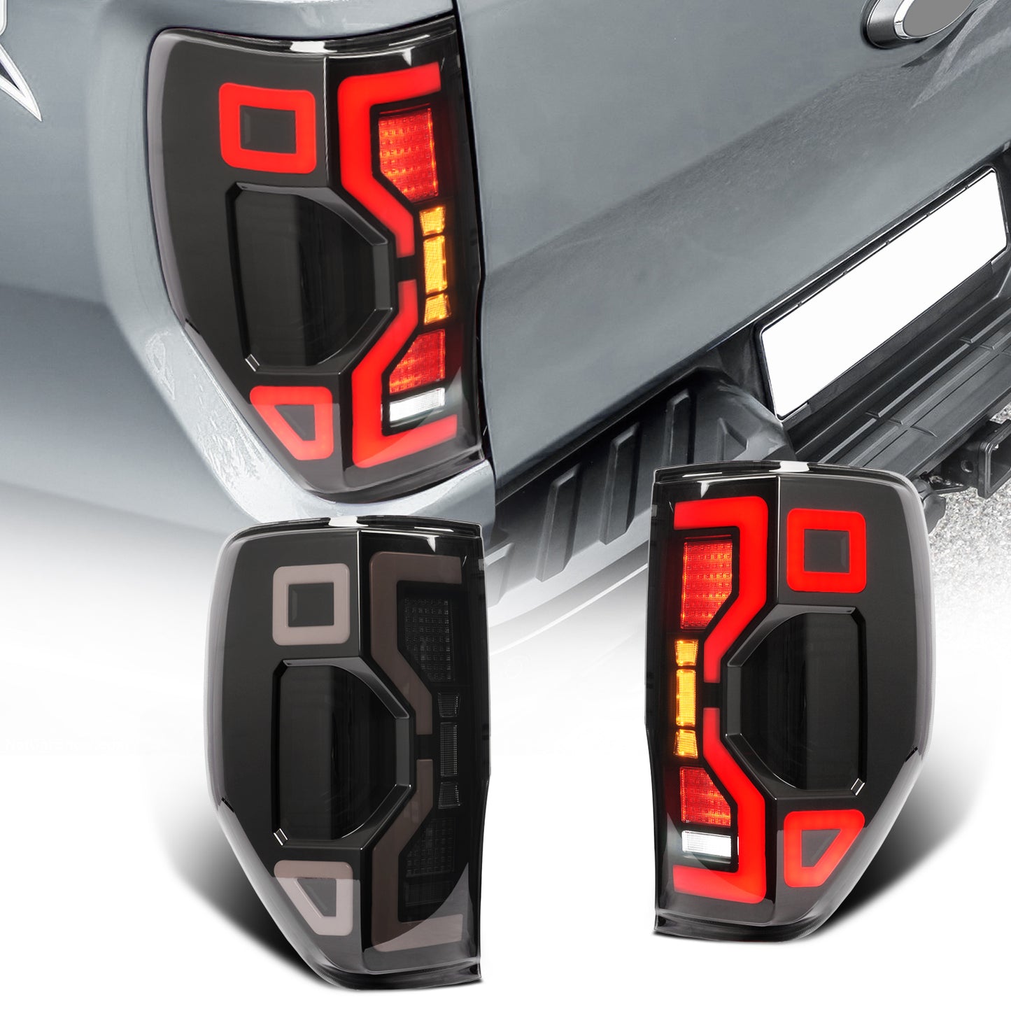 Archaic LED Taillight Assembly For Ford Everest 2012-2020 Sequential Turn Signal