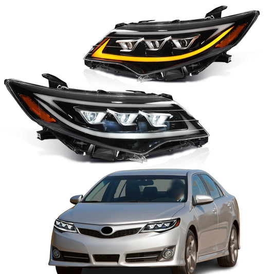 Archaic LED Headlight Assembly For Toyota Camry XLE 2012-2014