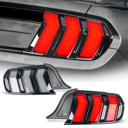 Archaic LED Tail Light For Ford Mustang Shelby GT350 GT500 GT Sequential Euro Rear Lamps