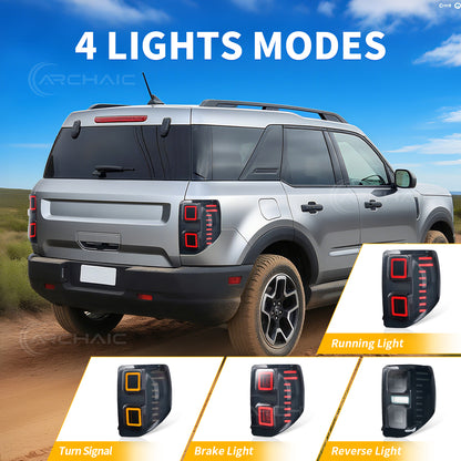Archaic LED Tail Lights Assembly For Ford Bronco Sport 2020-2025