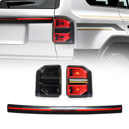 Archaic Smoked LED Tail Lights for Toyota Land Cruiser Prado LC250 2025–Up