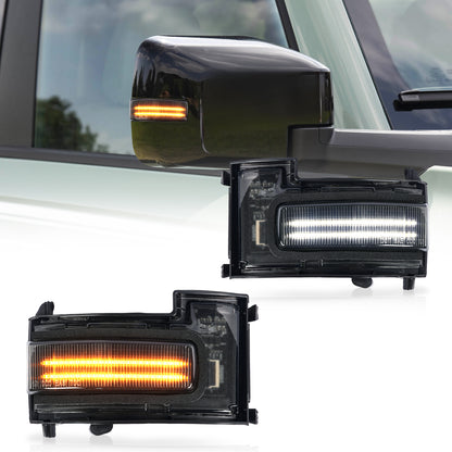 Feux de rétroviseur latéraux LED Archaic pour Ford Bronco 2021-2025 DRL Ambre/Blanc
