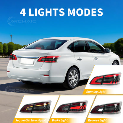 Archaic LED Taillight Assembly For Nissan Sentra SV SR 2012-2022
