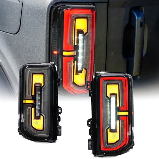 Archaic Full LED Tail Lights for Ford Bronco 2021–Up | Sequential Turn Signals
