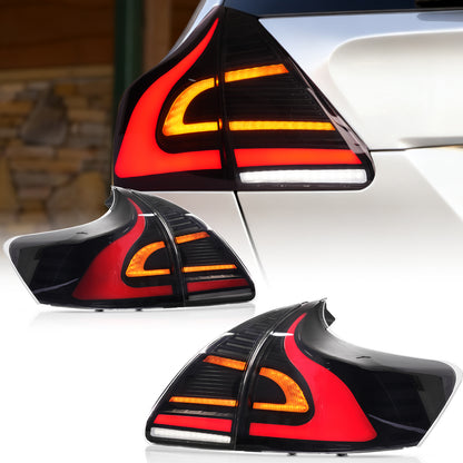 Pair LED Tail Lights Assembly For Toyota Venza AV10 2009-2015 Rear Lamps wih Startup Animation