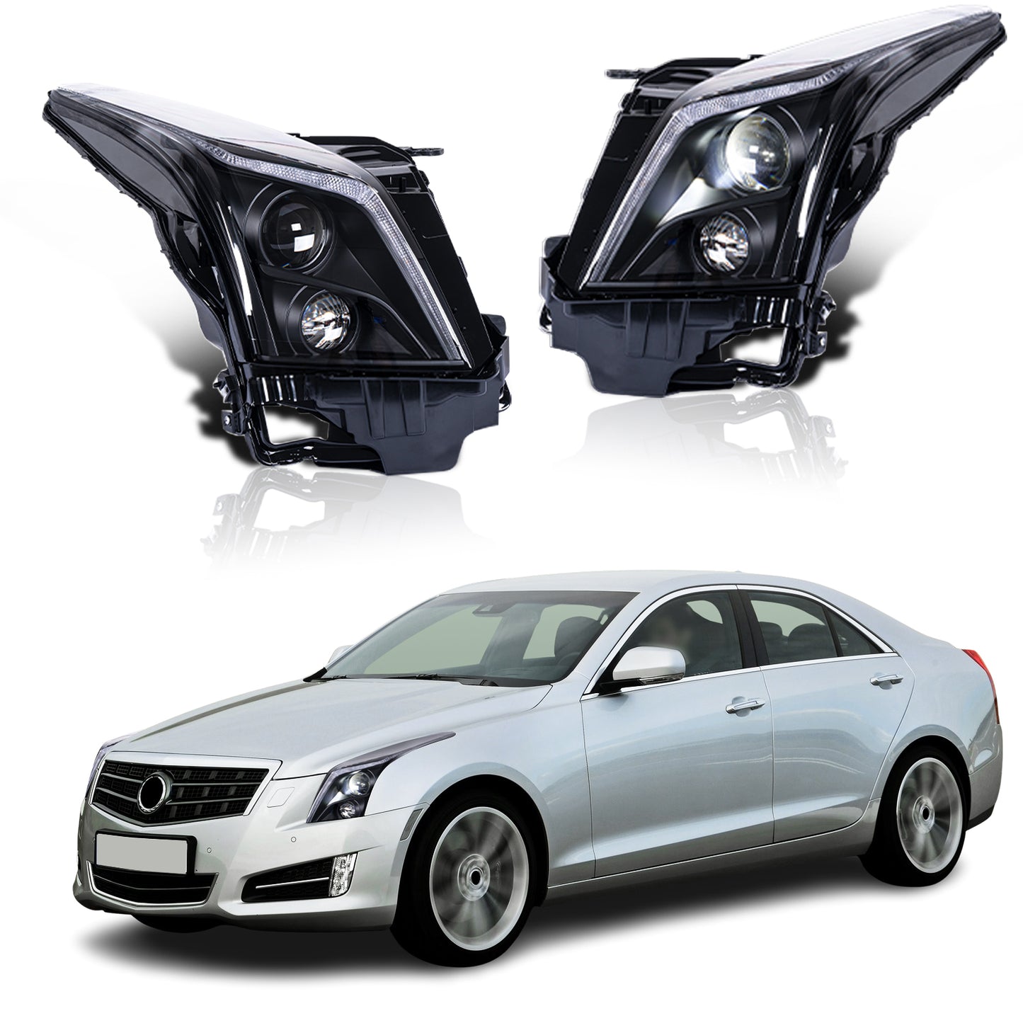Archaic LED Headlight Assembly For Cadillac ATS 2013-2019