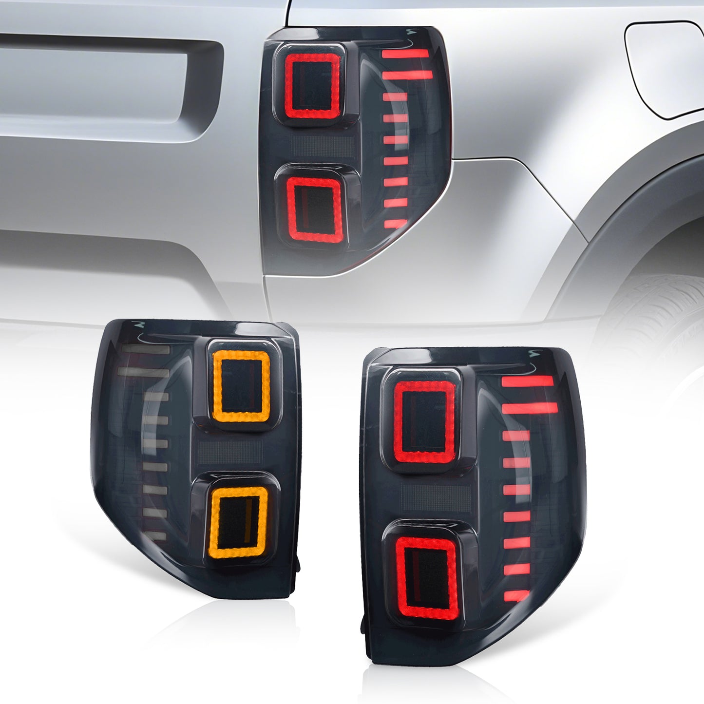 Archaic LED Tail Lights Assembly For Ford Bronco Sport 2020-2025