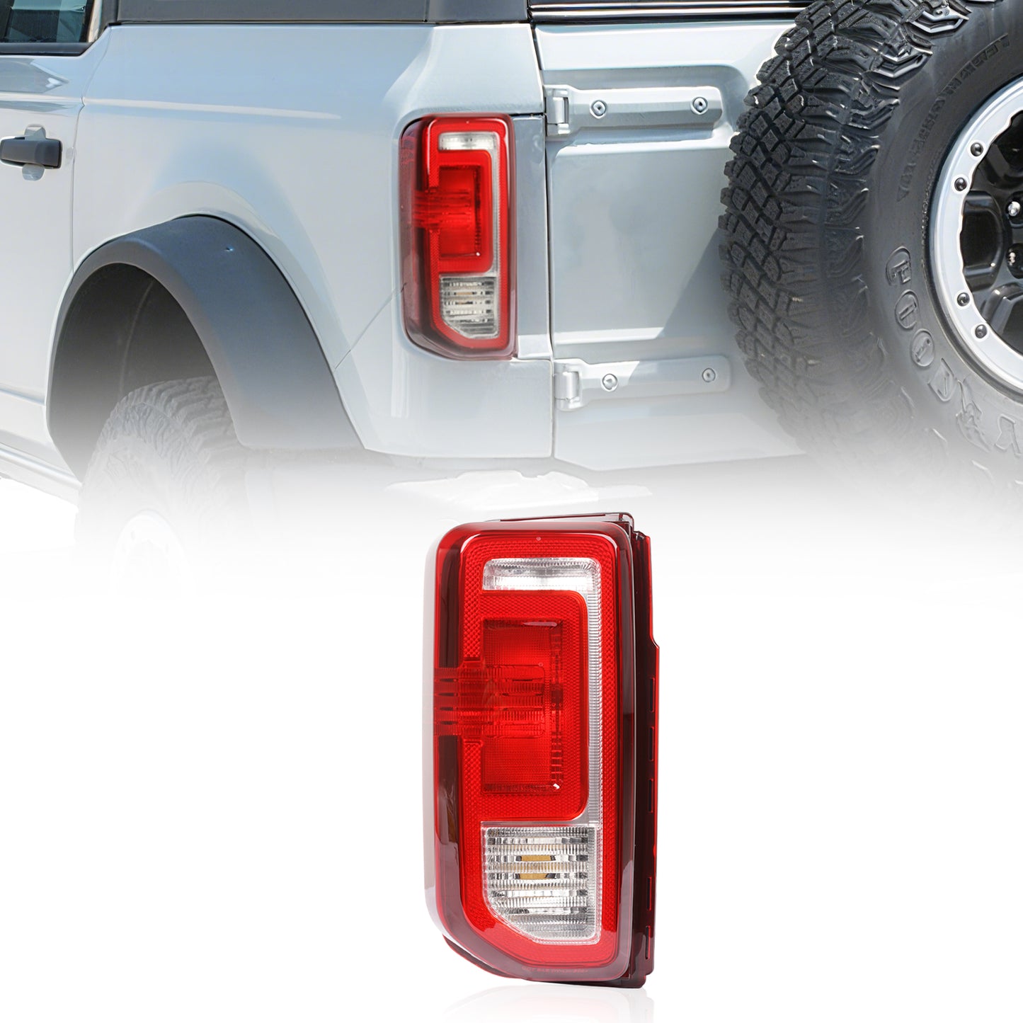 Archaic LED Tail Lights For Ford Bronco Badlands/Wildtrak 2021-2025