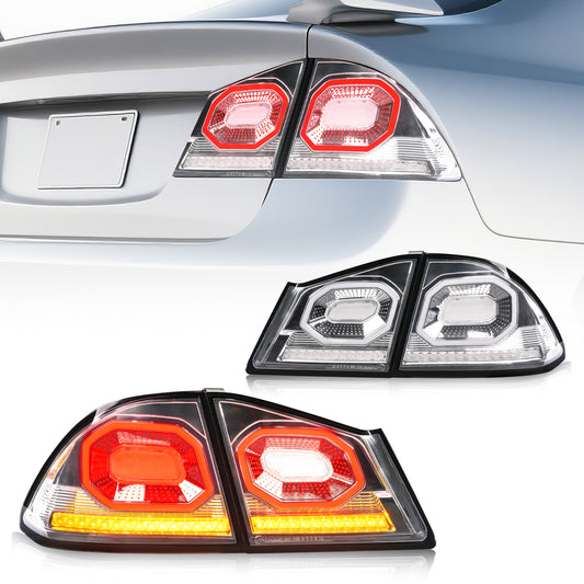 "Diamond signature" LED Tail Lights for Honda Civic FD2 2007–2010 | Dynamic Startup