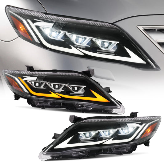 Pair LED Headlights For Toyota Camry XV40 facelift 2010 2011 facelift,only for US version