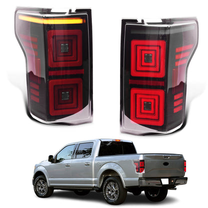 Archaic LED Tail Lights For Ford F150 Platinum/XLT/Limited 2015-2020,only for OE Halogen