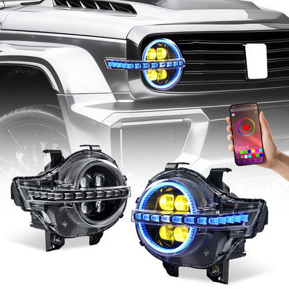 Archaic LED Headlight Assembly For GWM Tank 300 2019-2025 RGB DRL