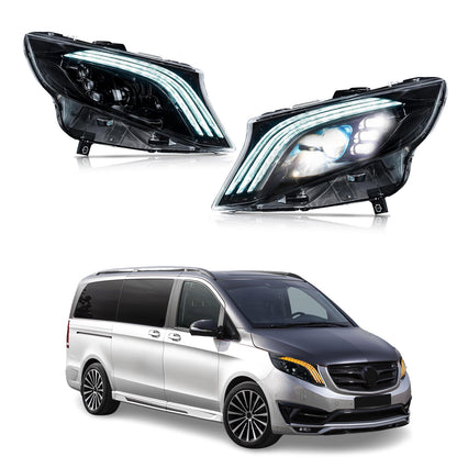 Archaic LED Headlight Assembly For Mercedes-Benz Vito 2016-2020