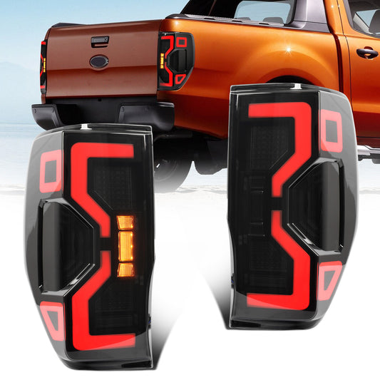 Archaic LED Taillight Assembly For Ford Ranger 2012–2020 | Sequential Turn Signal