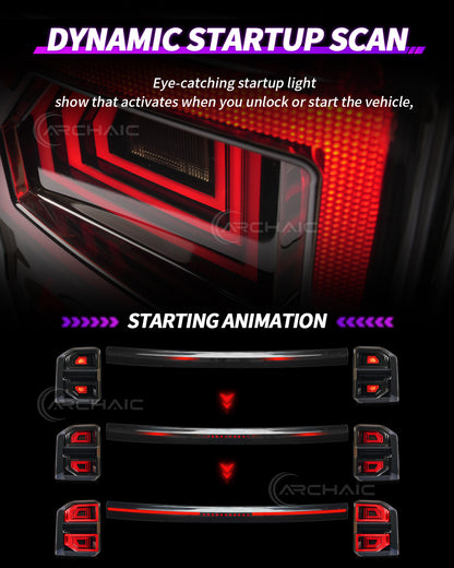 “Personalize signature” Tail Lights for Toyota Land Cruiser Prado LC250 2025–2026 | With Middle Light Bar