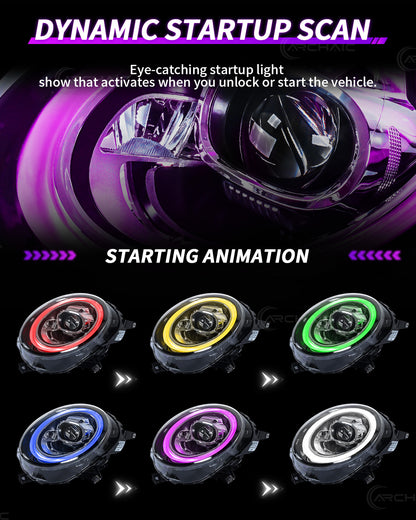 Archaic LED Headlights for MINI Cooper F55 F56 F57 & Clubman F54 2014–2024