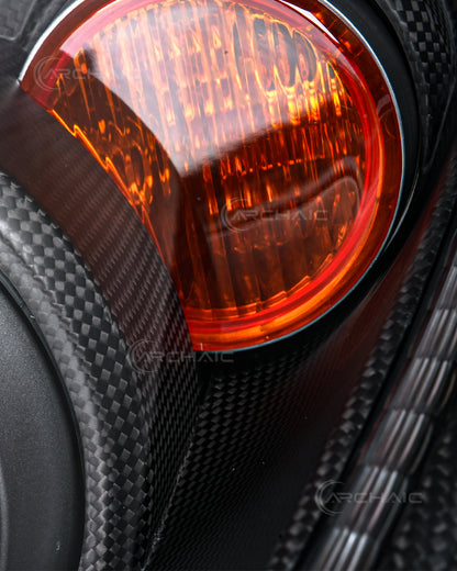 Bi-Xenon Headlights for Ferrari F430 2005-2010 | Real Carbon Fiber OEM+ Upgrade,with E-mark