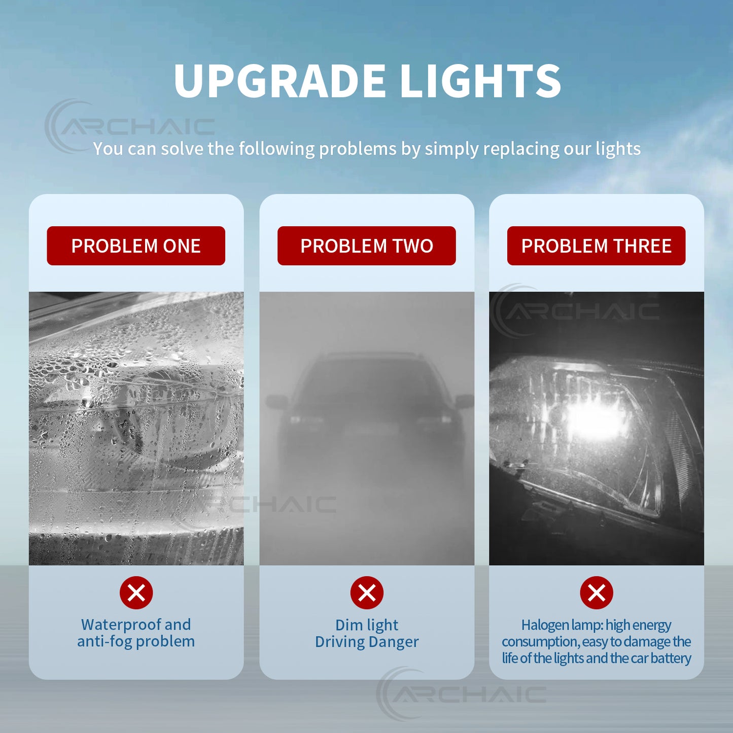 Archaic Full LED Tail Lights for Ford Bronco 2021–Up | Sequential Turn Signals