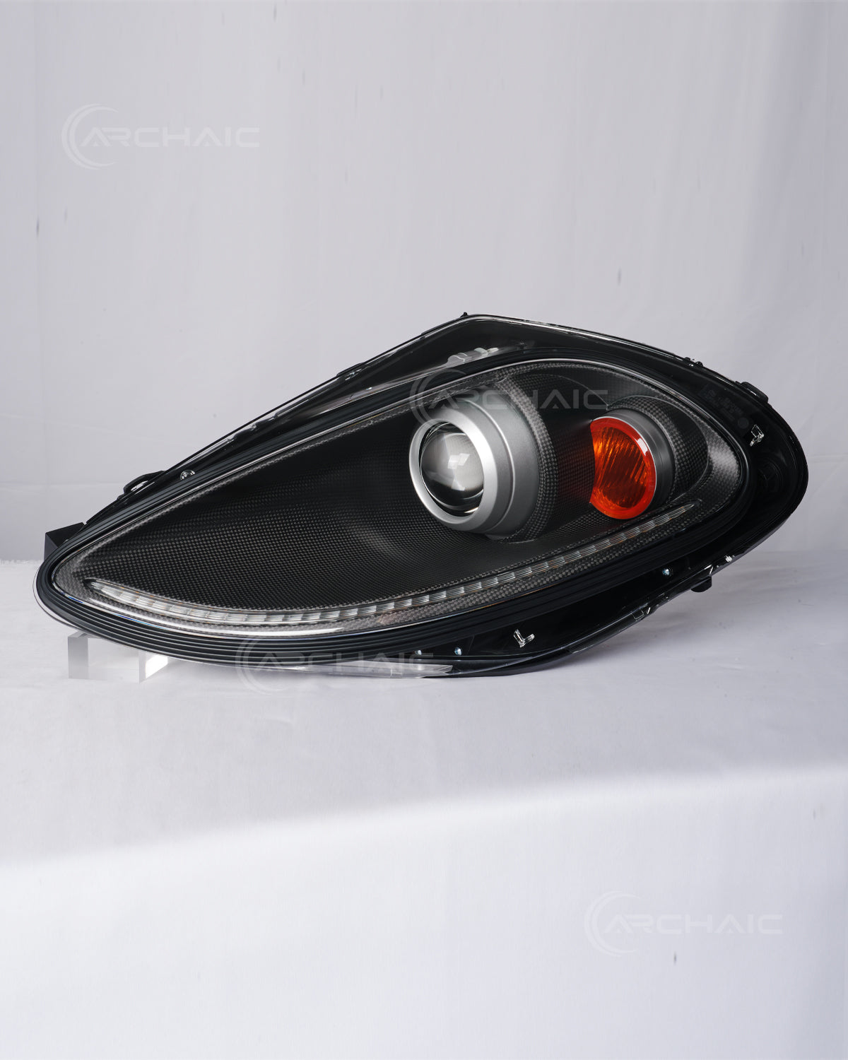 Bi-Xenon Headlights for Ferrari F430 2005-2010 | Real Carbon Fiber OEM+ Upgrade,with E-mark