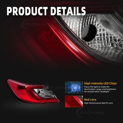 Archaic LED Tail Lights Assembly For Toyota Camry TRD Hybrid LE 2025