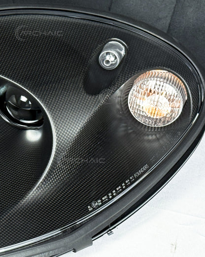 Bi-LED Headlights for Ferrari 360 Modena 1999-2004 | Real Carbon Fiber OEM+ Upgrade,with E-matk Certificate