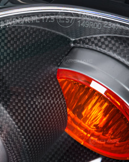 Bi-Xenon Headlights for Ferrari F430 2005-2010 | Real Carbon Fiber OEM+ Upgrade,with E-mark